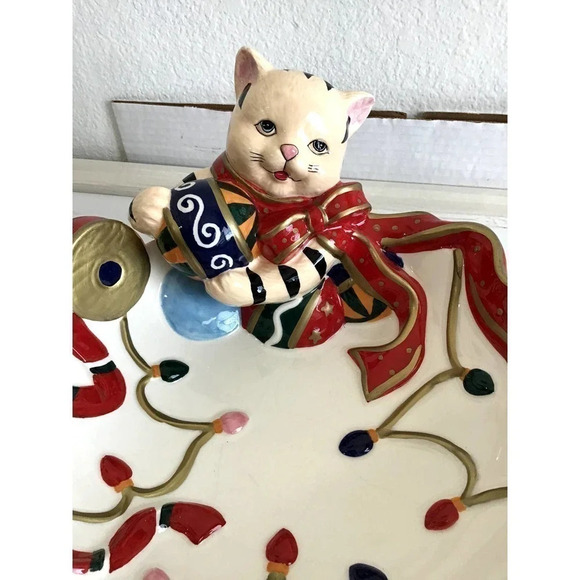 Signature Home Collection Kitty Candy Bowl Christmas - Picture 5 of 16